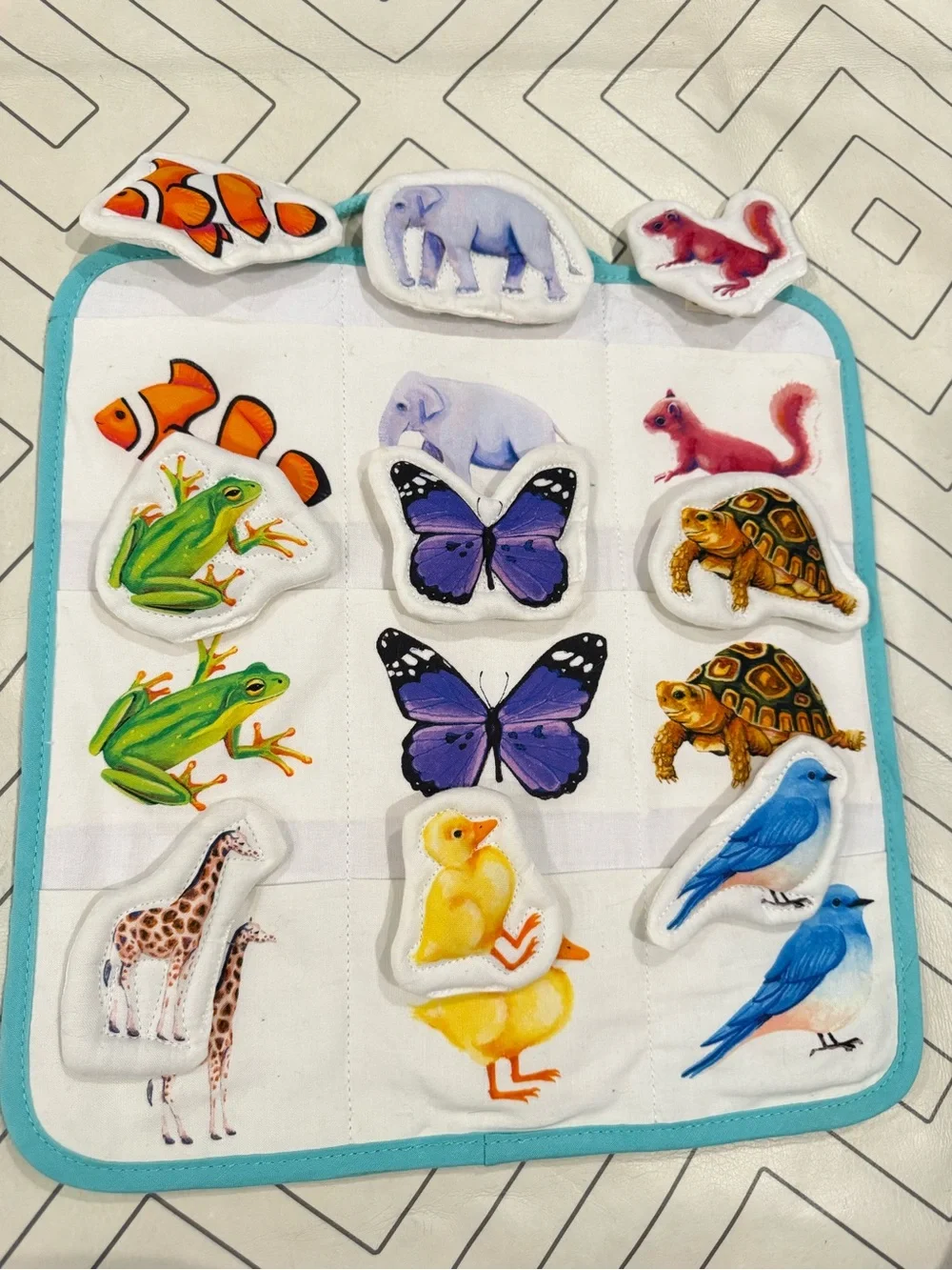 Lovevery Animal Matching Activity Mat